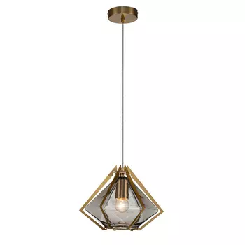 Светильник подвесной Indigo Vista E27 60 Вт 3 кв.м золото IP20 (V000321)