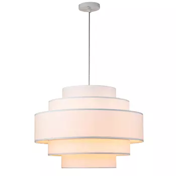 Светильник подвесной Indigo Zemfira E27 180 Вт 9 кв.м белый IP20 (V000347)