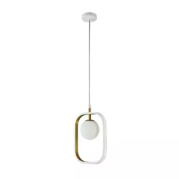 Светильник подвесной Maytoni Avola G9 40 Вт 2 кв.м белый/золото IP20 (MOD431-PL-01-WG)