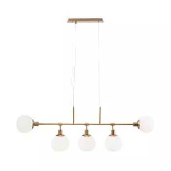 Светильник подвесной Maytoni Erich E14 200 Вт 10 кв.м латунь IP20 (MOD221-PL-05-G)