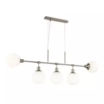 Светильник подвесной Maytoni Erich E14 200 Вт 10 кв.м никель IP20 (MOD221-PL-05-N)