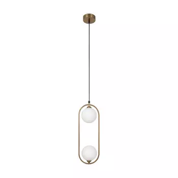 Светильник подвесной Maytoni Ring G9 50 Вт 3 кв.м латунь IP20 (MOD013PL-02BS1)