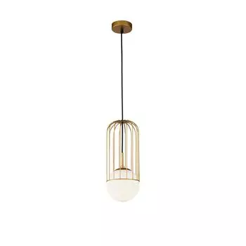 Светильник подвесной Maytoni Telford E27 60 Вт 3 кв.м золото IP20 (P362PL-01G)