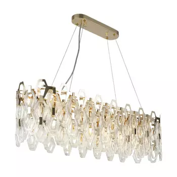 Светильник подвесной Maytoni Tissage E14 400 Вт 33 кв.м золото IP20 (MOD490PL-10G)