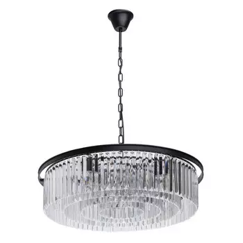 Светильник подвесной MW-Light Гослар Е14 600 Вт 30 кв.м черный IP20 (498014910)