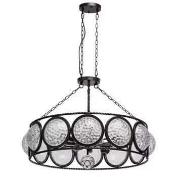 Светильник подвесной RegenBogen Джестер Е27 720 Вт 36 кв.м черный IP20 (104013112)