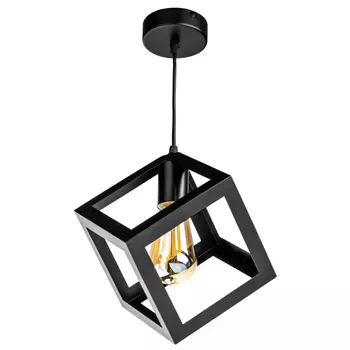 Светильник подвесной Ritter Soffitta E27 40 Вт 4 кв.м черный IP20 (52626 1)