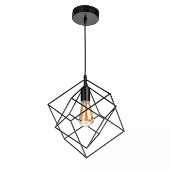 Светильник подвесной Ritter Soffitta E27 40 Вт 4 кв.м черный IP20 (52628 5)