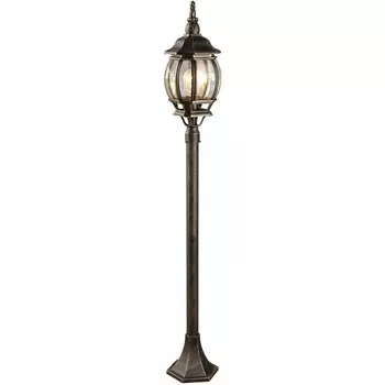 Светильник садово-парковый Arte Lamp Atlanta черно-золотой 340 мм E27 75 Вт IP43 (A1046PA-1BN)