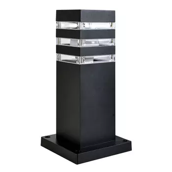 Светильник садово-парковый Arte Lamp Heather черный 300 мм E27 20 Вт IP54 (A4413FN-1BK)