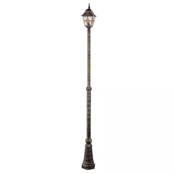 Светильник садово-парковый Arte Lamp Madrid коричневый 2250 мм E27 75 Вт IP44 (A1542PA-1BN)