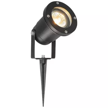 Светильник садово-парковый De Markt Титан черный 280 мм GU10 21 Вт IP65 (808040201)