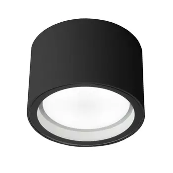 Светильник садово-парковый накладной Elektrostandard Light черный 66 мм GX53 12 Вт IP54 (35144/H)