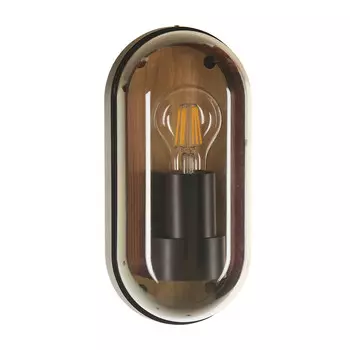 Светильник садово-парковый настенный Arte Lamp Marfik черный E27 15 Вт IP65 (A2481AL-1BR)