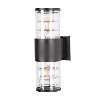 Светильник садово-парковый настенный Arte Lamp Tokyo черный E27 80 Вт IP54 (A5315AL-2BK)