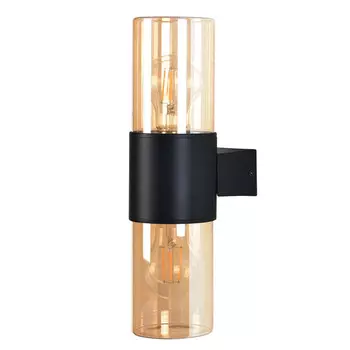 Светильник садово-парковый настенный Arte Lamp Seginus черный E27 80 Вт IP54 (A6515AL-2BK)