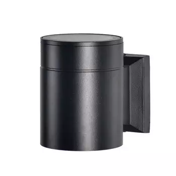 Светильник садово-парковый настенный Arte Lamp Piautos черный GX53 15 Вт IP54 (A1913AL-1BK)