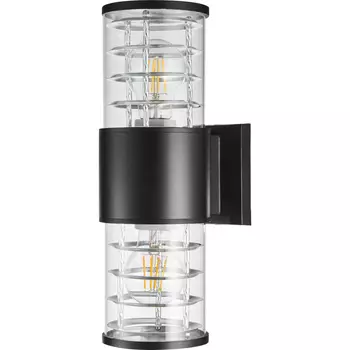 Светильник садово-парковый настенный Dwi Techno черный Е27 120 Вт IP65 (24392 2)