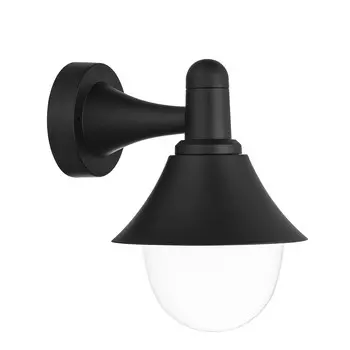 Светильник садово-парковый настенный Escada Escada черный E27 60 Вт IP44 (30009W/01)