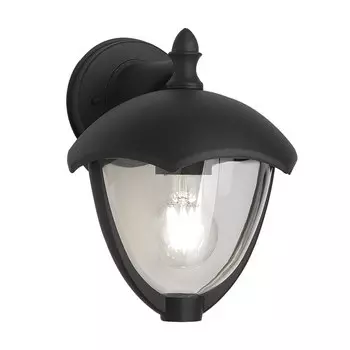 Светильник садово-парковый настенный Gauss Aura черный E27 60 Вт IP54 (GD028)