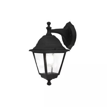 Светильник садово-парковый настенный Outdoor Abbey Road черный E27 60 Вт IP44 (O003WL-01B)