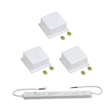 Светильник светодиодный для потолка грильято встраиваемый Светон Бординг 1 1-20-Д-120-0/ПЛ/О-4К80-В40 4000К 20 Вт IP40 белый опал (3 шт.) (CB-C0901440)