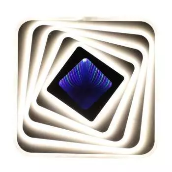 Светильник светодиодный накладной Camelion 3000-6000К 190 Вт 30 кв.м белый IP20 с пультом (LCL-1012)