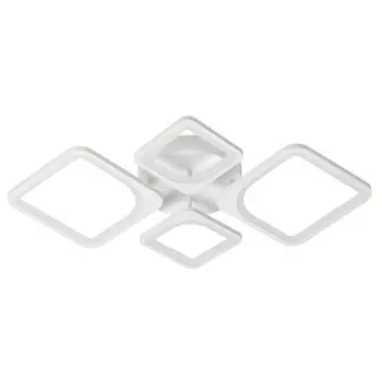 Светильник светодиодный накладной De City Мадлен 3000-6500К 120 Вт 30 кв.м белый IP20 (424012704)