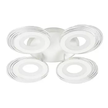 Светильник светодиодный накладной De City Мадлен 3000-6500К 142 Вт 28 кв.м белый IP20 (424013605)