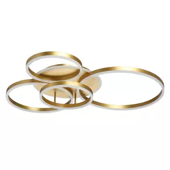 Светильник светодиодный накладной De City Оскар 3000-6500К 184 Вт 42 кв.м золото IP20 (510011404)