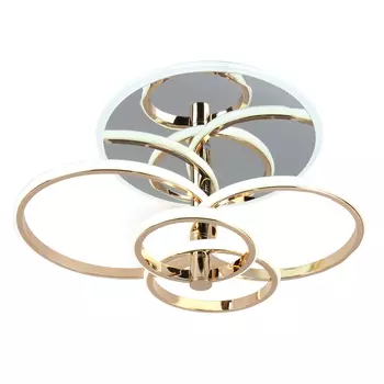 Светильник светодиодный накладной Escada Contour 3000-6500К 108 Вт 24 кв.м хром IP20 (10213/4LED BL Chrome)