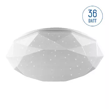 Светильник светодиодный накладной Lumin'arte Kvazar 4000К 36 Вт 20 кв.м белый IP20 (C10LLS36W)