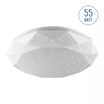 Светильник светодиодный накладной Lumin'arte Kvazar 4000К 55 Вт 36 кв.м белый IP20 (CLL13)