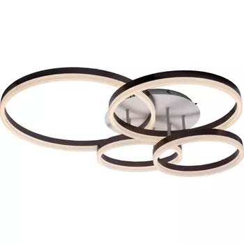 Светильник светодиодный накладной Ritter Eclipse 2700-6400К 124 Вт 31 кв.м коричневый IP20 с пультом (52084 3)