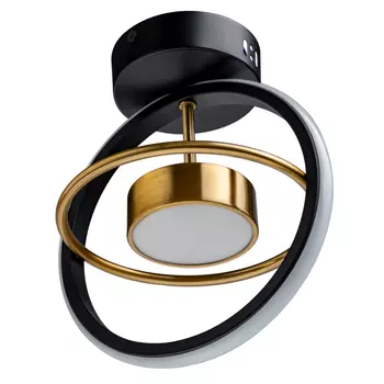 Светильник светодиодный накладной Ritter Falena 2700-6400К 14 Вт 6 кв.м белый/черный IP20 (51598 6)