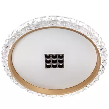 Светильник светодиодный накладной Ritter Galassia 2700-6400К 70 Вт 24 кв.м белый/золото IP20 (51578 8)