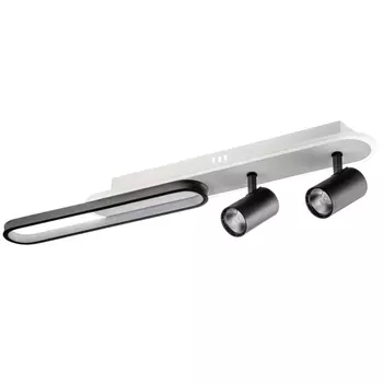 Светильник светодиодный накладной Ritter Lanterna 2700-6400К 64 Вт 22 кв.м белый/черный IP20 (51600 6)