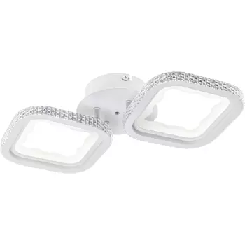 Светильник светодиодный накладной Ritter Losanga 2700-6400К 80 Вт 24 кв.м белый IP20 с пультом (52930 3)