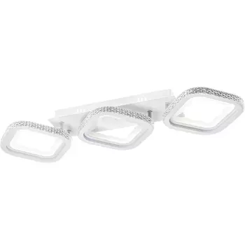 Светильник светодиодный накладной Ritter Losanga 2700-6400К 120 Вт 36 кв.м белый IP20 с пультом (52931 0)