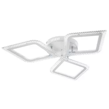 Светильник светодиодный накладной Ritter Losanga 2700-6400К 72 Вт 22 кв.м белый IP20 с пультом (52927 3)