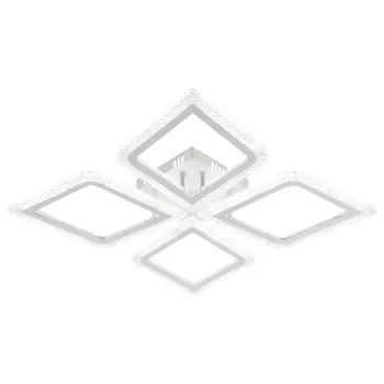 Светильник светодиодный накладной Ritter Losanga 2700-6400К 82 Вт 25 кв.м белый IP20 с пультом (52928 0)