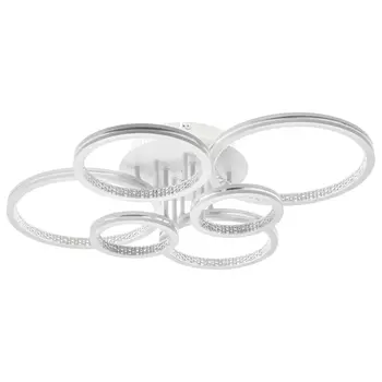 Светильник светодиодный накладной Ritter Lucido 2700-6400К 126 Вт 41 кв.м белый/серебро IP20 (51648 8)