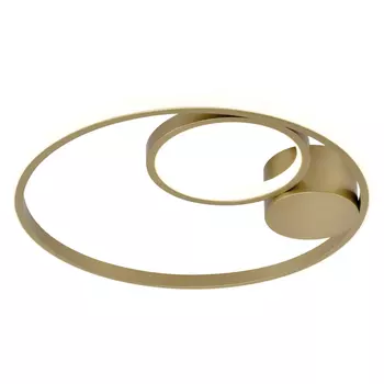 Светильник светодиодный накладной Ritter Snello 2700-6400К 70 Вт 13 кв.м золото IP20 (51654 9)