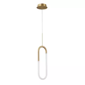 Светильник светодиодный подвесной Arte Lamp Lumino 3500К 20 Вт 3 кв.м золото IP20 (A2233SP-20GO)