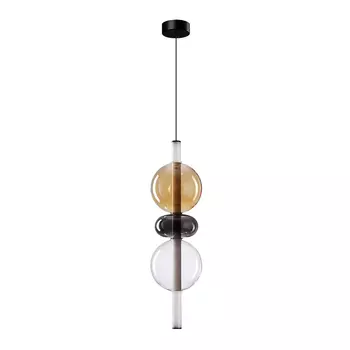 Светильник светодиодный подвесной Arte Lamp Vassoio 3500К 12 Вт 2 кв.м черный IP20 (A6835SP-12SM)