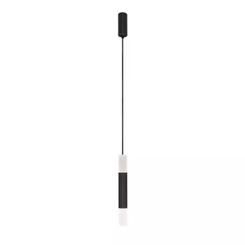 Светильник светодиодный подвесной Eurosvet Axel 4200К 7 Вт 2 кв.м черный IP20 (a054205)