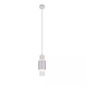 Светильник светодиодный подвесной Eurosvet Bento 4200К 13 Вт 5 кв.м белый/серебро IP20 (a051716)