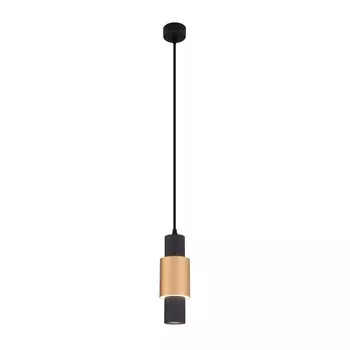 Светильник светодиодный подвесной Eurosvet Bento 4200К 13 Вт 5 кв.м черный/золото IP20 (a051714)