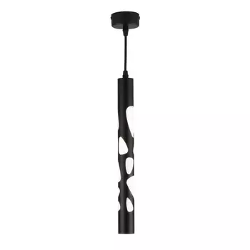 Светильник светодиодный подвесной Eurosvet DLR037 4200К 12 Вт 3 кв.м черный IP20 (a055599)