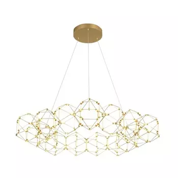 Светильник светодиодный подвесной Eurosvet Uma 3000К 69 Вт 10 кв.м медь IP20 (a061151)